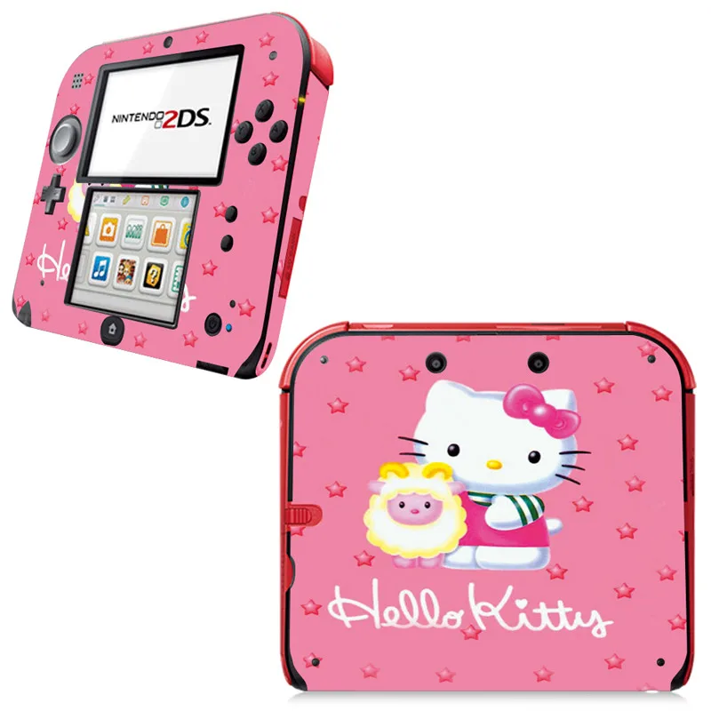 Виниловая наклейка на кожу наклейка для 2DS Скины Наклейка s для nintendo 2DS виниловая Защитная Наклейка-hello kitty