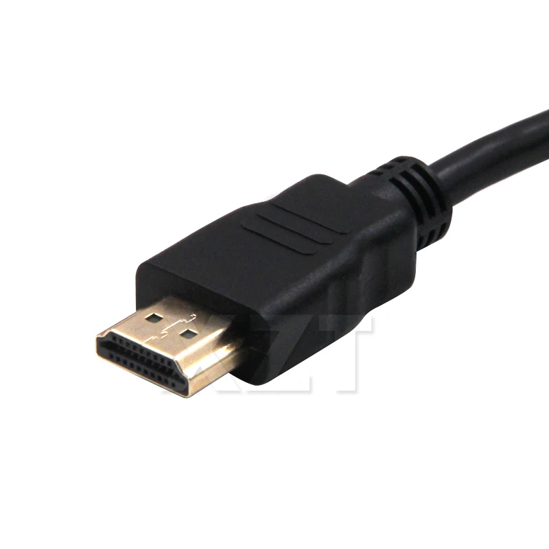 PZ 1 шт. Высокоскоростной HDMI мужчин и женщин Ethernet удлинитель Золотой HDMI свинцовый Удлинительный кабель жила с винтовым отверстием заблокированный панельный монтажный кабель