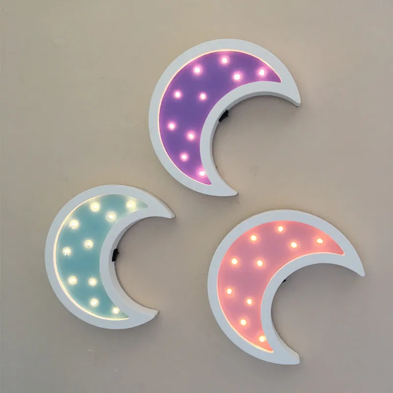 

Led Wooden Moon Night Light for Baby Children Kids Gift Wall Lamp Bedside BedRoom Living Room Decorative Indoor Lighting lamp