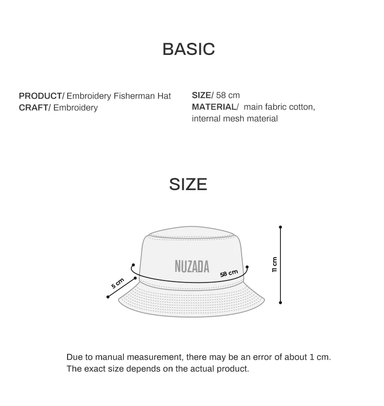 NUZADA брендовая шапка с вышивкой Классическая хлопковая сетчатая дышащая мужская шляпа-Панама женская пара весна лето осень тени шапки для рыбака