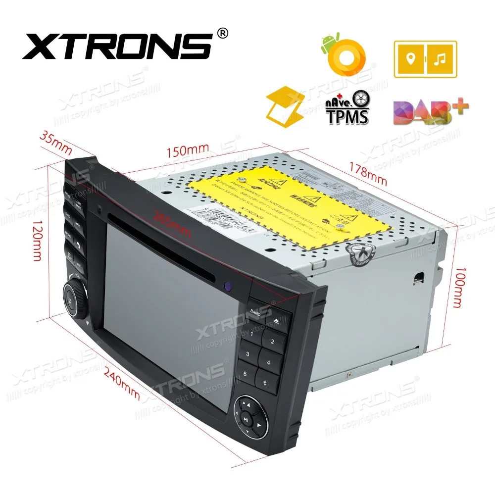 Cheap 7" Android 8.0 OS Car DVD Multimedia Navigation GPS Radio for Mercedes-Benz E-Class W211 2002-2008 (E200 E220 E240 E270 E280) 5