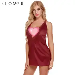 Elover сексуальное ночное белье высокого качества женские эротические кружевной пеньюар и стринги сексуальные женские с сорочка