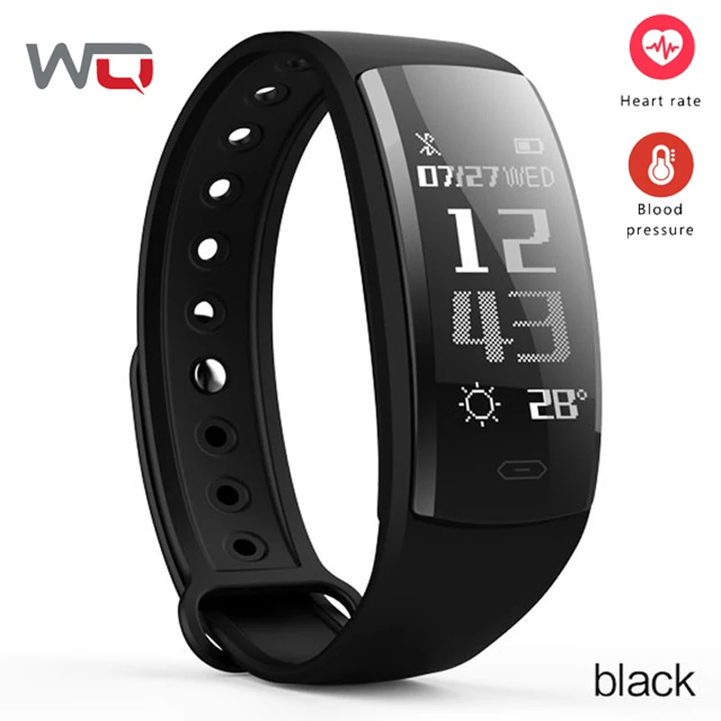 WQ QS90, умный браслет, монитор сердечного ритма, смарт-браслет, кровяное давление, часы, фитнес-трекер/браслет, 30 м, водонепроницаемый, смарт-браслет