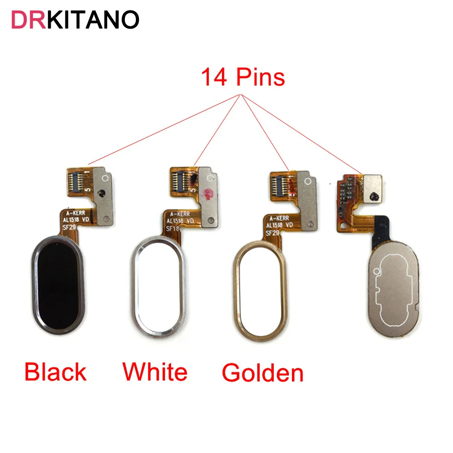 

Meizu M3 Note L681H Home Button Fingerprint Flex Cable Ribbon Meizu M3 Note Button Identification Sensor Flex Replacement Parts