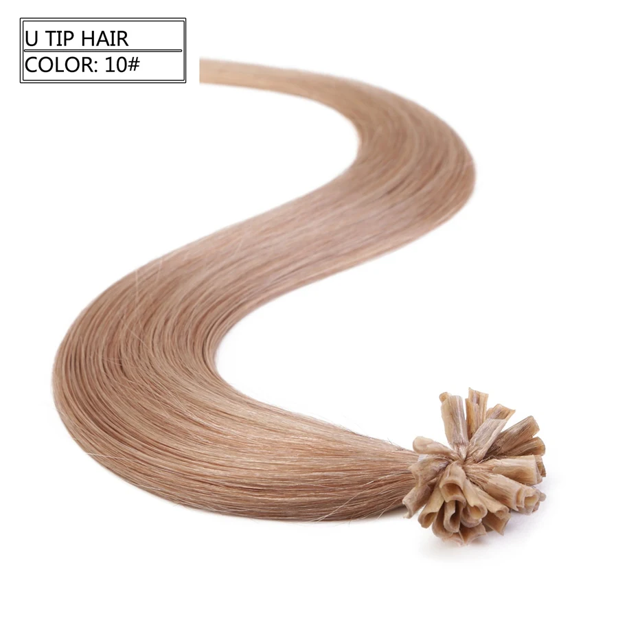 Neitsi прямые кератиновые капсулы человеческие волосы для наращивания ногтей u-кончик искусственные волосы одинаковой направленности предварительно скрепленные волосы расширение 1" 20" 2" 28" 25 шт - Цвет: #10