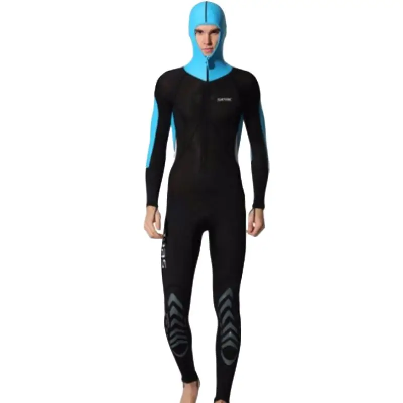 

2019 One Piece Men Spearfishing Dive Surf Snorkel Swim Wet Suit Swimsuit Rashguard Swimwear Long sleeve Beach Wetsuit Rash Guard