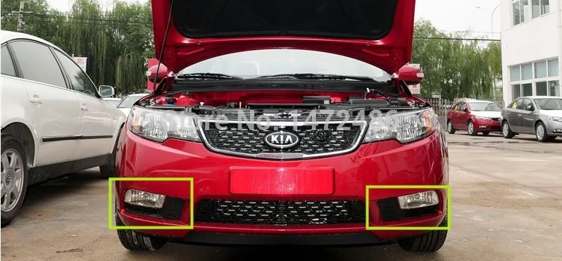 

Free Shipping Fog Light Lamp + Cover + Connector 6EA (Fit: KIA FORTE CERATO 2009 2010 2011)