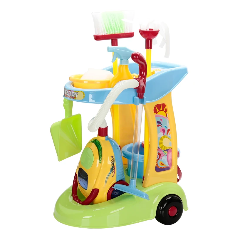 children's cleaning cart