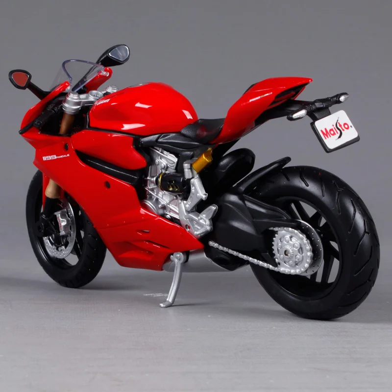 Красная модель мотоцикла Maisto 1:12 Ducati 1199 Panigale бесплатная доставка внутреннее
