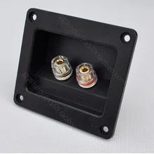 Free Shipping/Speaker junction box eco-friendly thickening new material copper crystal ternminal audio accessories