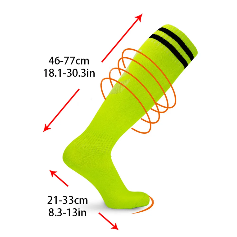 1 пара футбольных носков унисекс, один размер 36-45, эластичные разноцветные гольфы, длинные гольфы для футбола, спортивная обувь, тонкая легкая