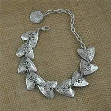 MISANANRYNE 1 шт. Цыганский богемный античный серебряный цвет Резной Цветок Монета браслет турецкий этнический Племенной шик Бохо ювелирные изделия