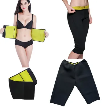 

Women Slimming Pants Belt Body Shapers Stretch Waist Trainer Modeling Strap Corset Sweat Sauna Fitness Pants Control Shapewear