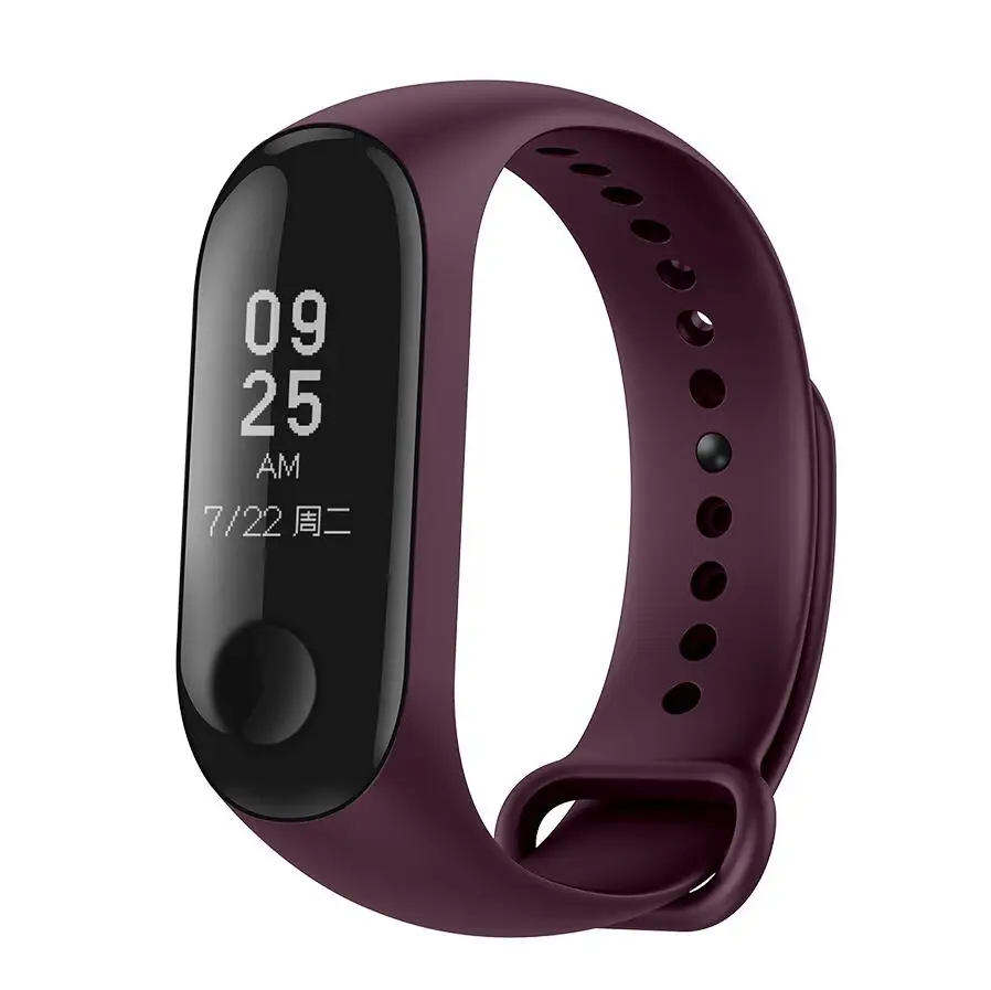 Оригинальный браслет Xiaomi для Miband 3/4 спортивный ремешок часов силиконовый на