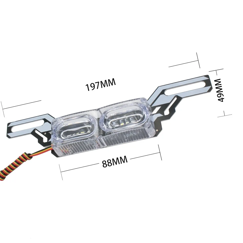 Автомобильный Стайлинг мотоцикл DRL стробоскоп вспышка фонарь стоп-сигнала Предупреждение тормозной фонарь светильник стоп с тактовой мерцающей rgb аварийного droshipping 12V