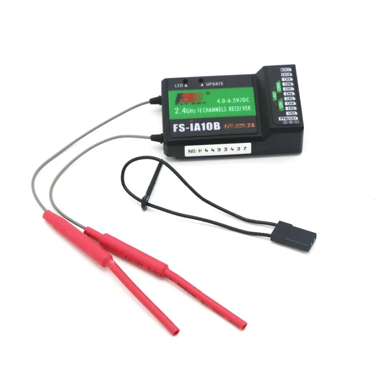 FS IA6/FS IA6B/FS IA10B 6CH 2.4G Dual Antenna RC Receiver For Flysky FS I6 FSI6  FS i4 FS i6 fs ia10b Fast delivery-in Parts 