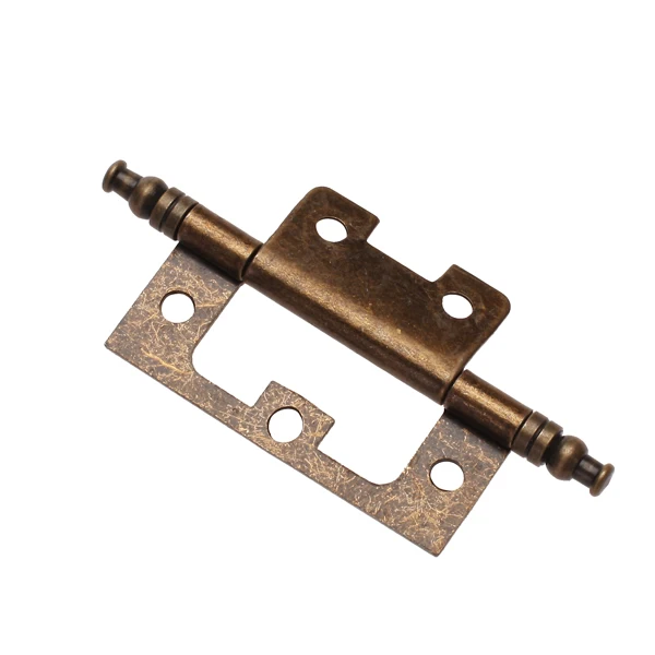 Pack of 10 Antique Brass Furniture Cabinet Door Hinge with Finals