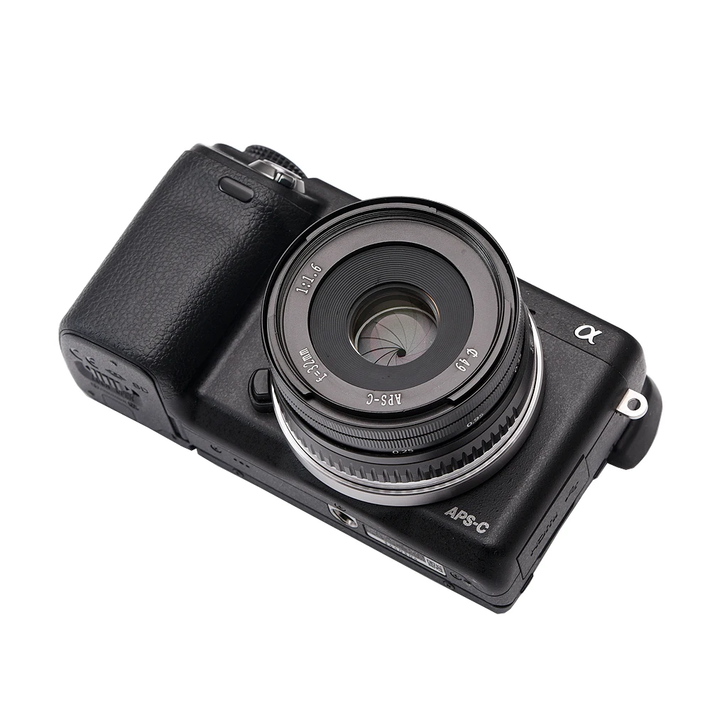 35 мм F 1,2 Prime APS-C Алюминий ручные линзы для sony A6500 A6300 A6000 A5100 A5000 NEX-6 EX-5 NEX-5c байонетное крепление типа Е для беззеркальной камеры