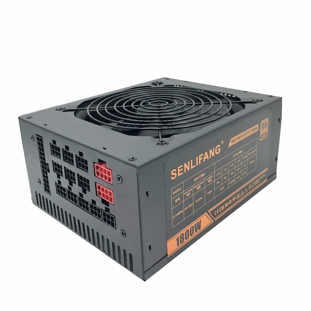 SENLIFANG ETH miners PSU GOLD 90 Поддержка 8 карт полный модуль питания подходит для и т. д. ZEC ZCASH