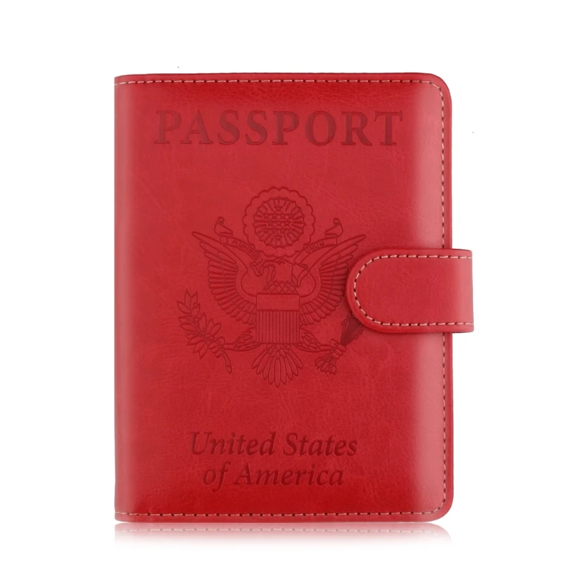 THINKTHENDO Обложка для паспорта RFID Блокировка Hasp кожаный бумажник для путешествий карты Чехол сумояка для пасспорта 11 цветов хит