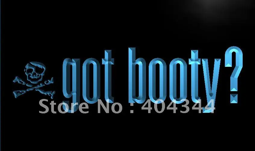 

LK644- Pirate Got Booty Skull Bar Beer LED Neon Light Sign