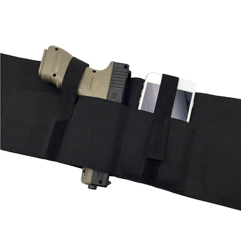 

2017 New Outdoor Multi-functional Tactical Belt Univerisal Concealed Carry Waistband Gun Holsters with 2 Pistol Mag PouchNew