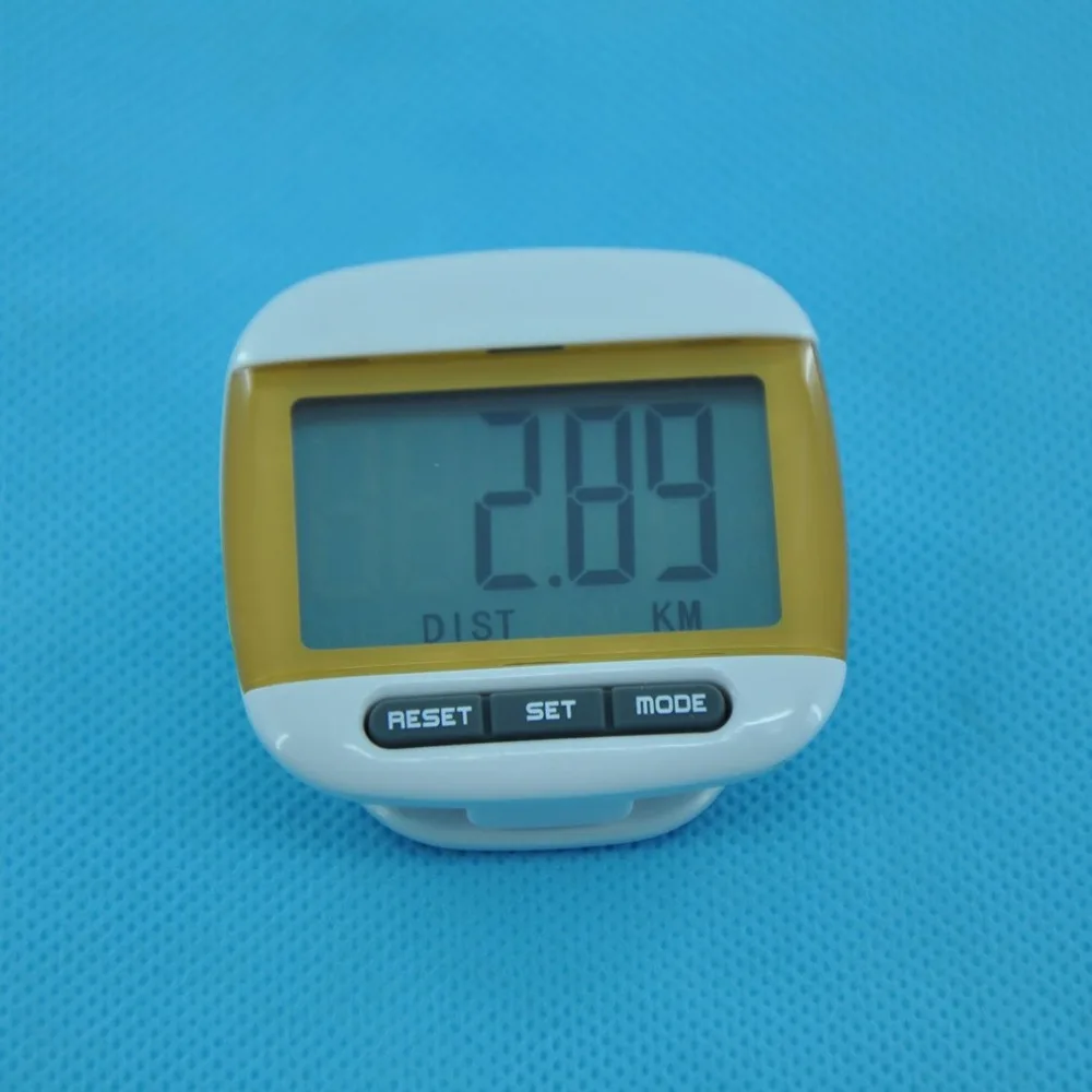 Мини-водостойкий шаговый счетчик калорий Многофункциональный цифровой шагомер для наружного бега