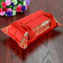 Chinese Style Cotton Tissue Box Cover Quality Brocade Tassel Tissue Case Patchwork Removable Home Car Papers Storage Bag Holder Chinese Style Cotton Tissue Box Cover Quality Brocade Tassel Tissue Case Patchwork Removable Home Car Papers Storage Bag Holder
