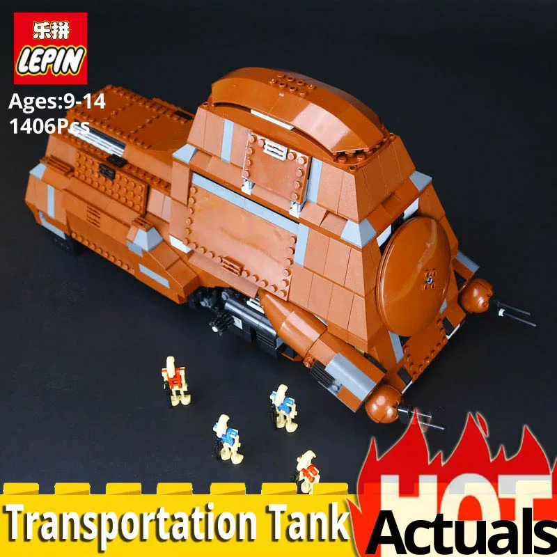 

LEPIN Star Plan wars 05069 The Federation Transportation Tank Building Blocks Brick compatible MOC 7662 Model Toys military Gift