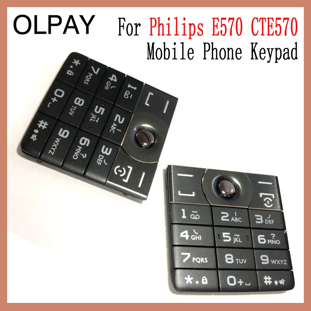 OLPAY новый оригинальный корпус для Philips E570 CTE570 клавиатура для мобильного телефона Xenium телефон E570 CTE570 мобильный телефон