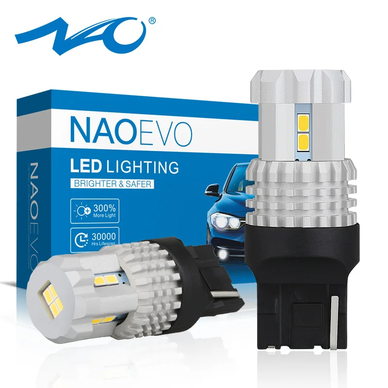 NAO T20 7440 W21W СВЕТОДИОДНЫЙ ПОВОРОТНЫЙ стоп-светильник белый красный янтарный 2 шт. 3020