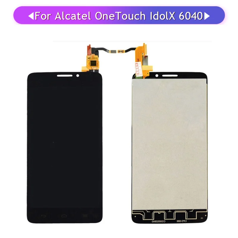 3 шт. для Alcatel One Touch Idol X 6040 OT6040 OT-6040A ЖК-дисплей сенсорный экран в сборе стеклянная