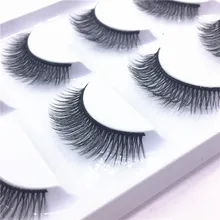 Hbzgtlad Роскошные 5 пар Толстые Накладные ресницы черные длинные 3d норковые накладные ресницы профессиональные норковые ресницы макияж ресницы