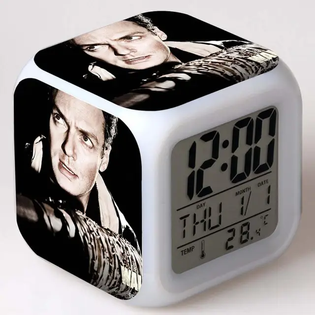 Horror film Walking Dead Alarm Clocks,Glowing LED Color change Digital