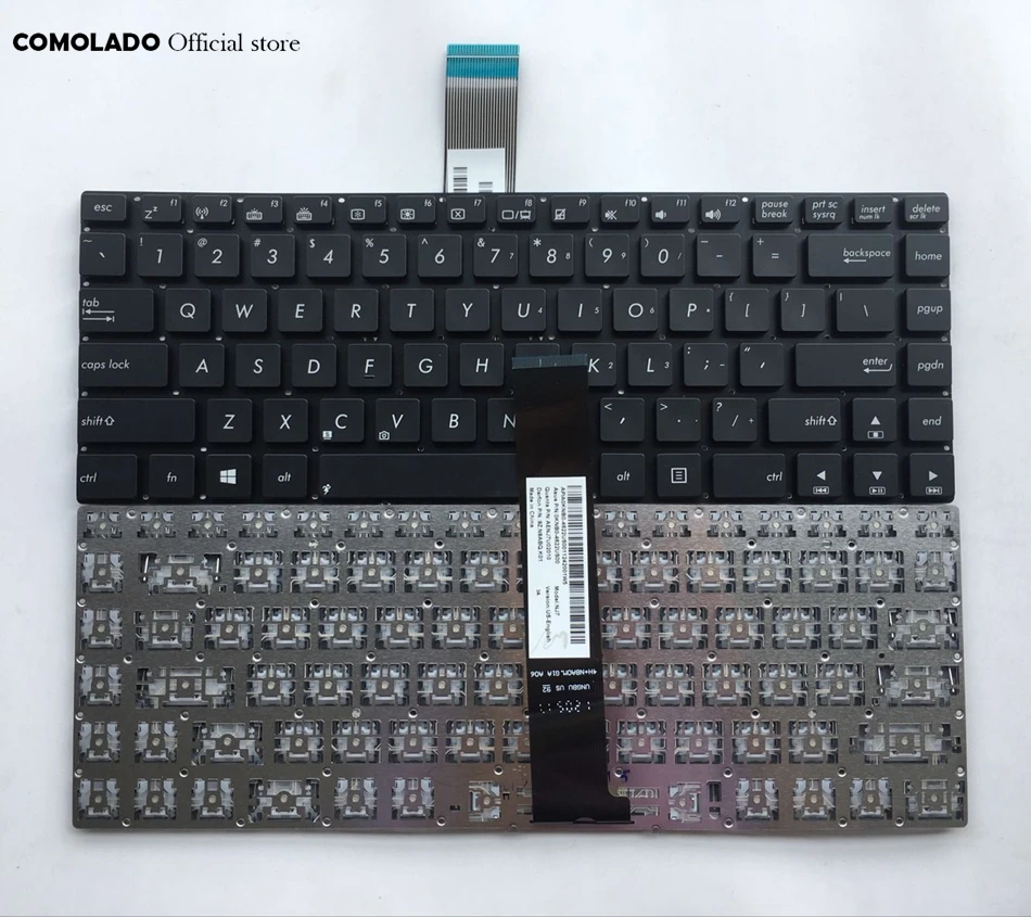 

US English Keyboard For ASUS K45V R400V R400 A45VD A45VM A85V A45V K45VD R400V N46 K45 P45 black keyboard US Layout