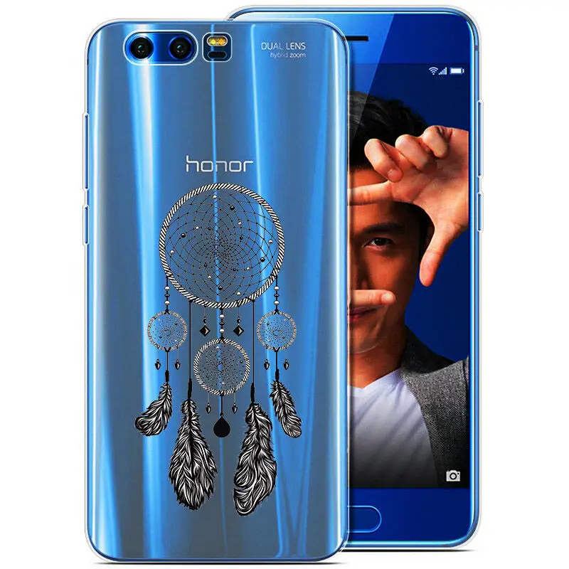 Силиконовый чехол Arvin для huawei Honor 9, мягкий ТПУ чехол для huawei Honor 9, Премиум Тонкий кристально прозрачный чехол с рисунком