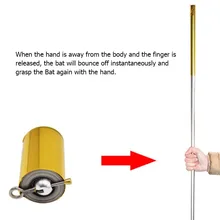 110 см персонал портативный боевые искусства Металл волшебный Карманный персонал высокое качество Карманный Спорт на открытом воздухе из нержавеющей стали волшебная палочка