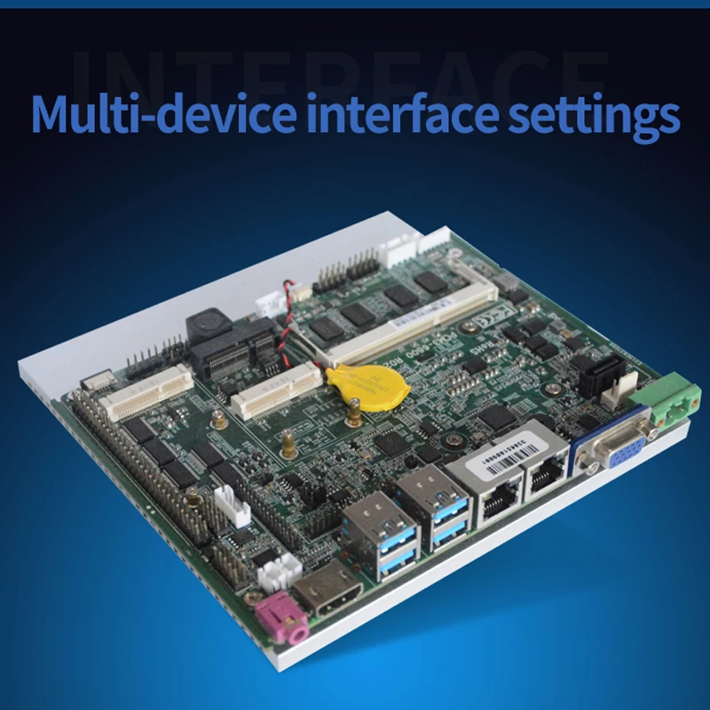  Cheap Fanless Mini itx motherboard DDR4 4GB RAM Desktop Computer Mini Linux Win 10 Embedded motherb