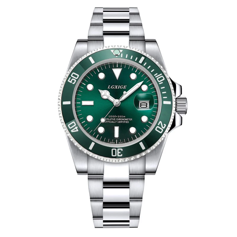 

2019 Wrist watches for women LGXIGE Top Brand Watches Business Quartz Waterproof Men's Stainless Steel Band Casual Wristwatches