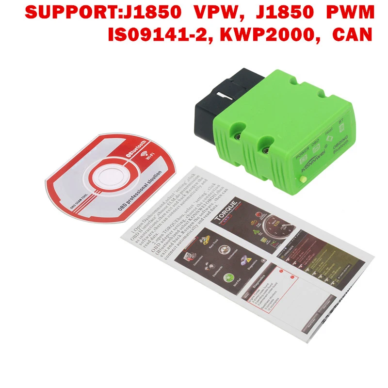 ELM327 Bluetooth OBD2 автомобили с системой obd-ii код ридер диагностический сканер для Android ПК