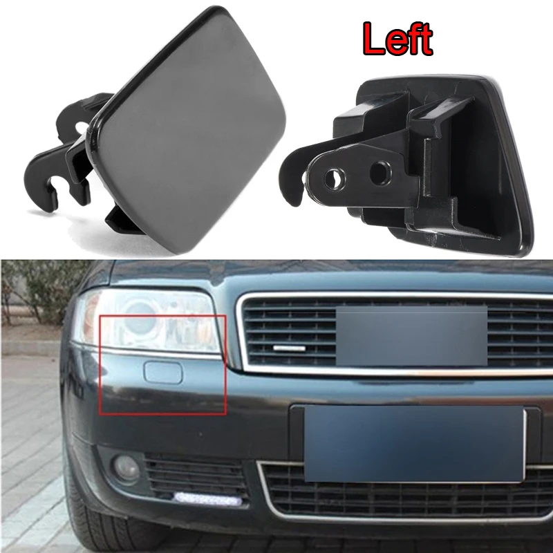 

Auto Headlight Washer Cover Cap Professional Replacement Left Side Front Nozzle
