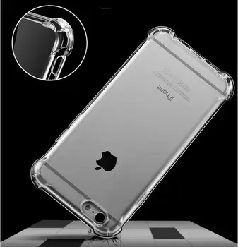

Transparent White Clear Shockproof Soft TPU Case For iPhone 5 6 6s 7 8 Plus X Silicone Phone Case Cover 100pcs/lot