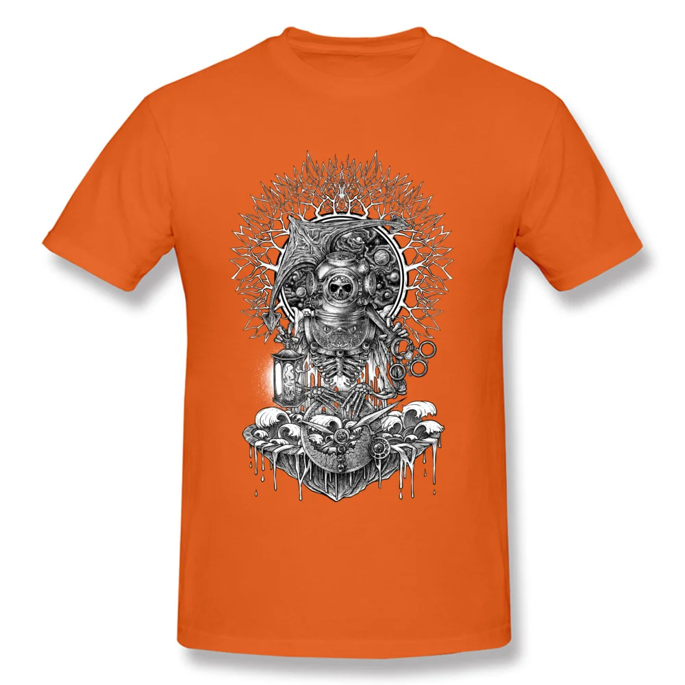 Graphic Men Tops Shirts Winya No.73 Leisure T Shirts Cotton Short Sleeve Birthday Tee-Shirts Round Collar Wholesale Winya No.73 orange
