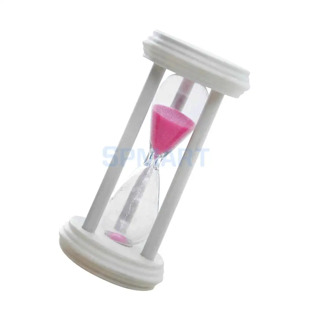 3 Minutes Hourglass Timer Wooden Framed Sandglass Pink Sand Timer Clock Kitchen Study Tools Home Ornament Friends Novelty Gift