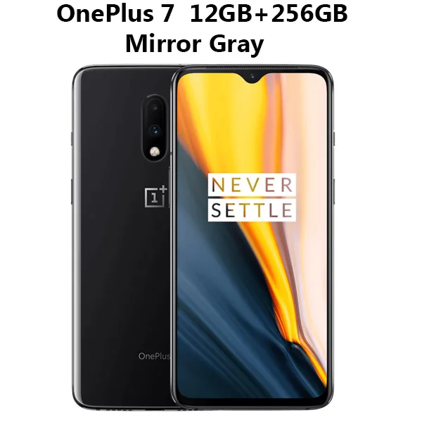 Мобильный телефон Oneplus 7, 8 ГБ/12 Гб ОЗУ, 256 Гб ПЗУ, Восьмиядерный процессор Snapdragon 855, 6,41 дюймов, 1080x2340, 19,5: 9, полный экран, 16 Мп+ 48 МП, NFC - Цвет: MirrorGray 12GB 256G