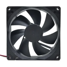 Ventilateur de moteur de refroidissement, PC coque d'ordinateur 9025s 92mm 92x25mm, roulement à manchon DC 12V noir 4 broches
