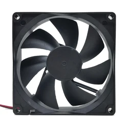 Ventilateur de moteur de refroidissement, PC coque d'ordinateur 9025s 92mm 92x25mm, roulement à manchon DC 12V noir 4 broches 