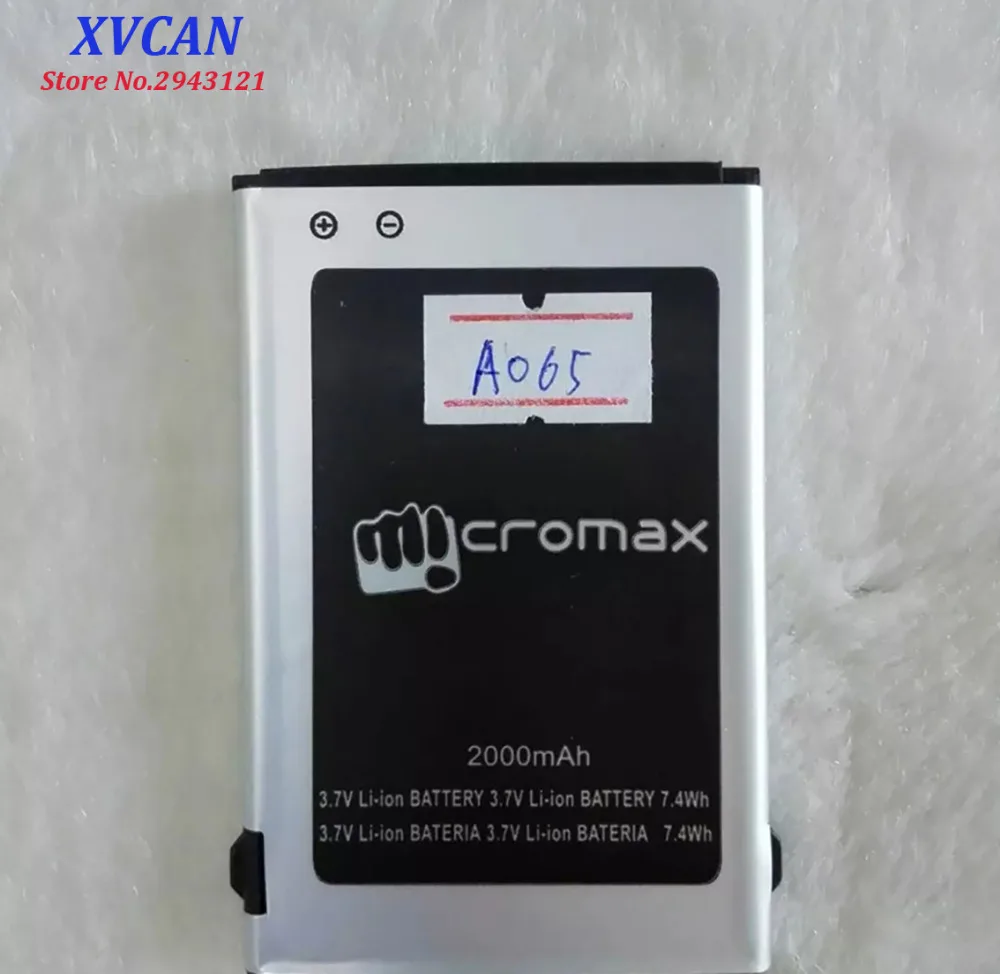 Высокое качество оригинальный для Micromax A065 мобильный телефон литиевая батарея 3 7 V