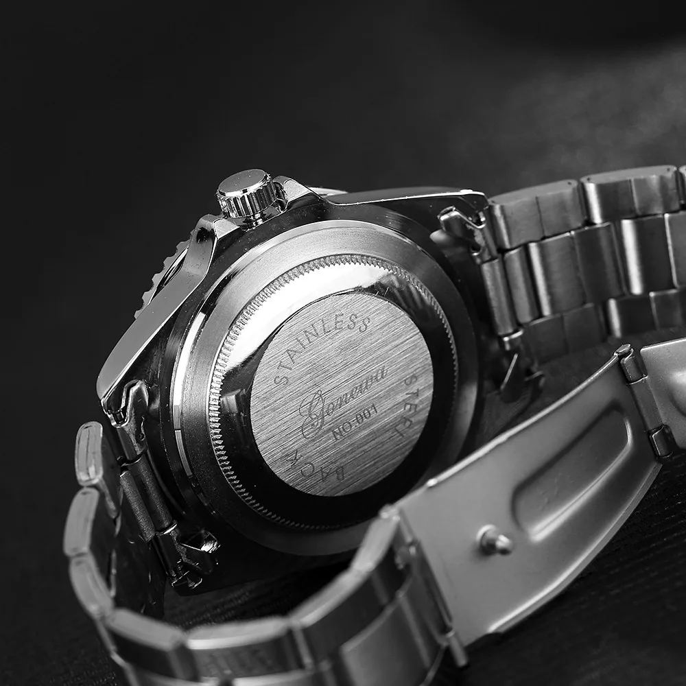 Мужские часы GONEWA Masculino Модные Военные из нержавеющей стали для свиданий