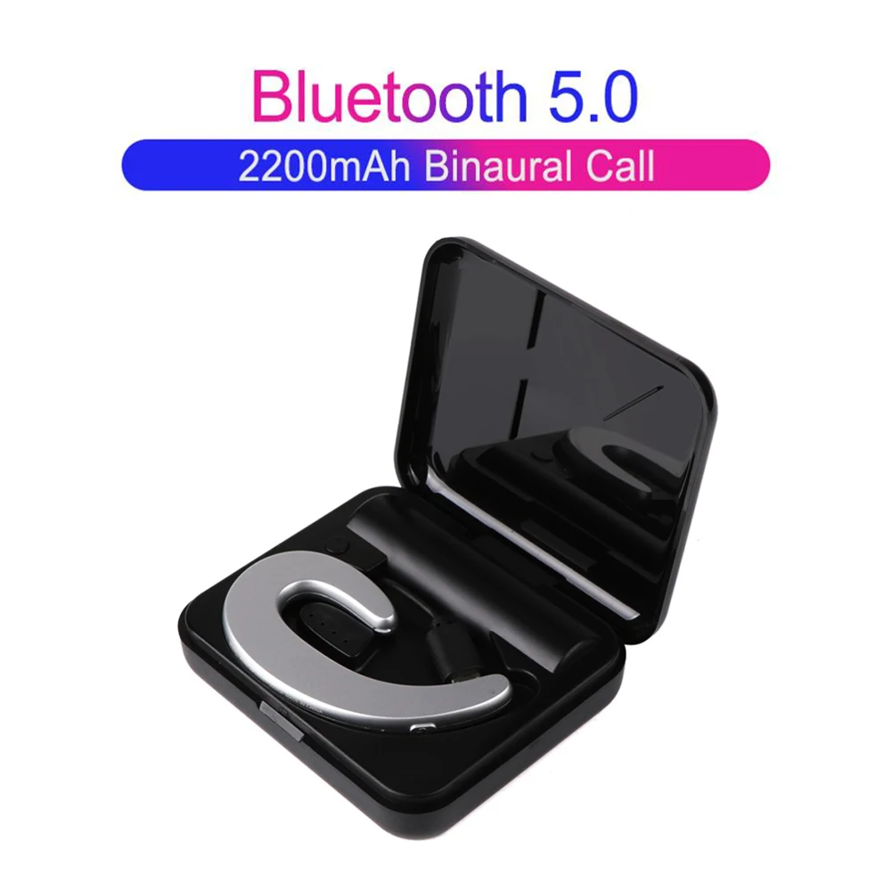 

S9 Bone Conduction Ear Hook Painless Headset Wireless Bluetooth 5.0 Sports Stereo Headset super Long Standby Smartphone Univers